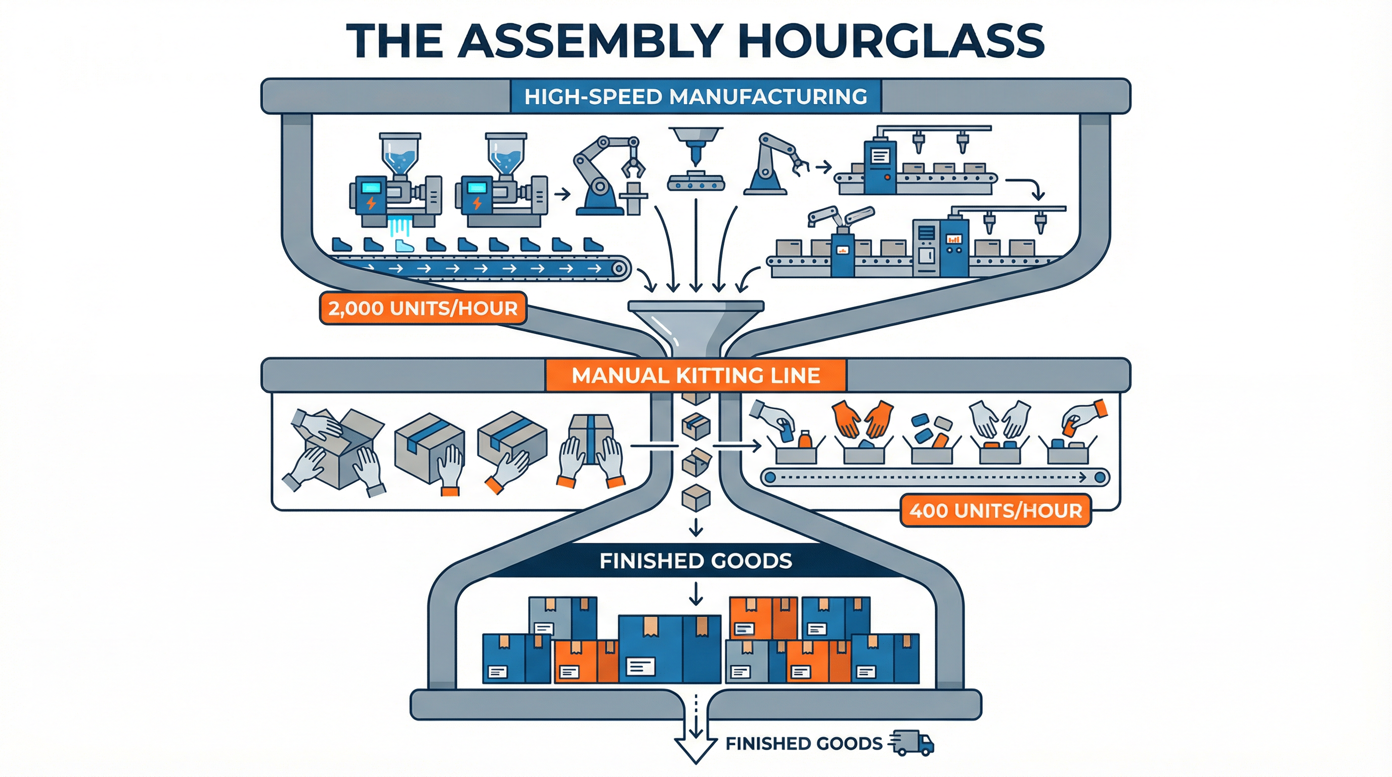 The Kitting Bottleneck: Why Your Gift Set Adds 10 Days to Production