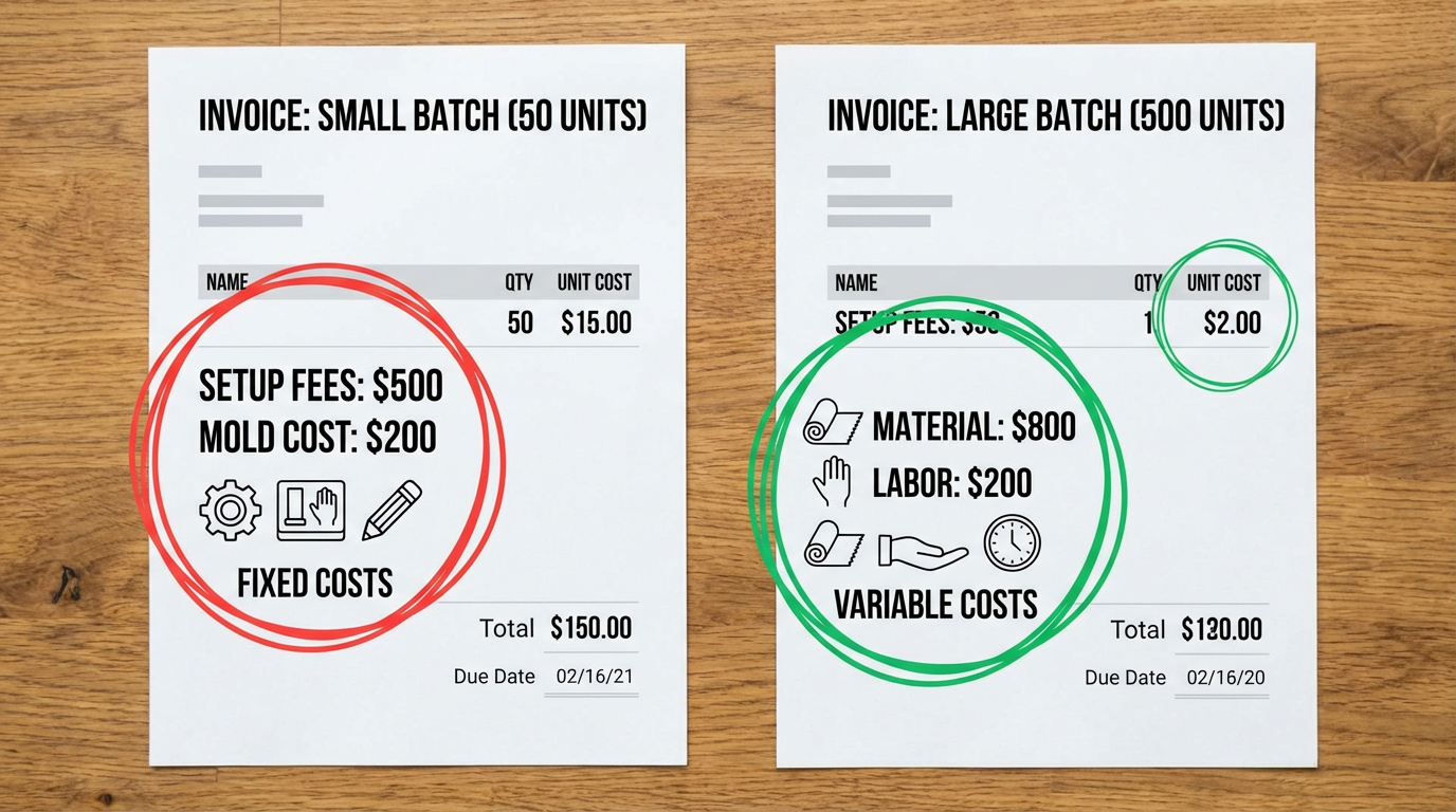 The Economics of MOQ: Why 50 Units Cost More Than You Think