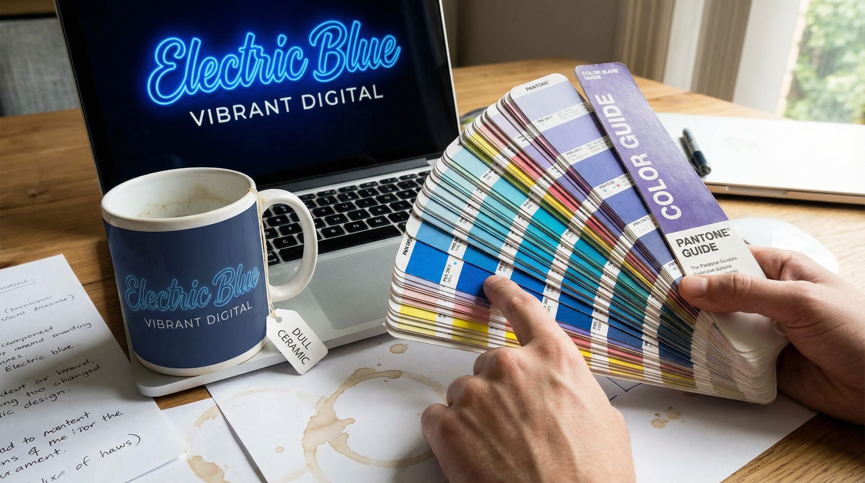 Pantone vs. CMYK: Why Your Corporate Blue Looks Purple on the Mug