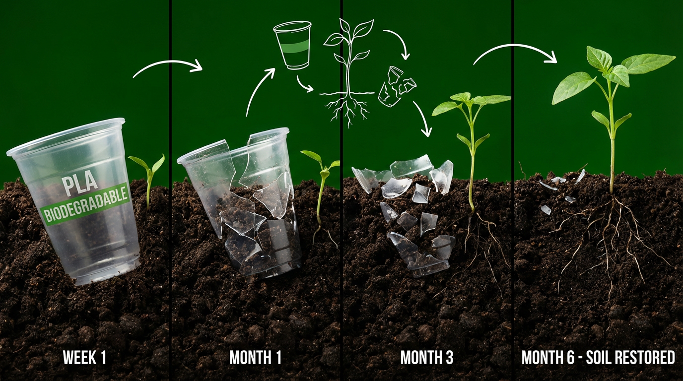 The Truth About PLA: Industrial vs. Home Composting