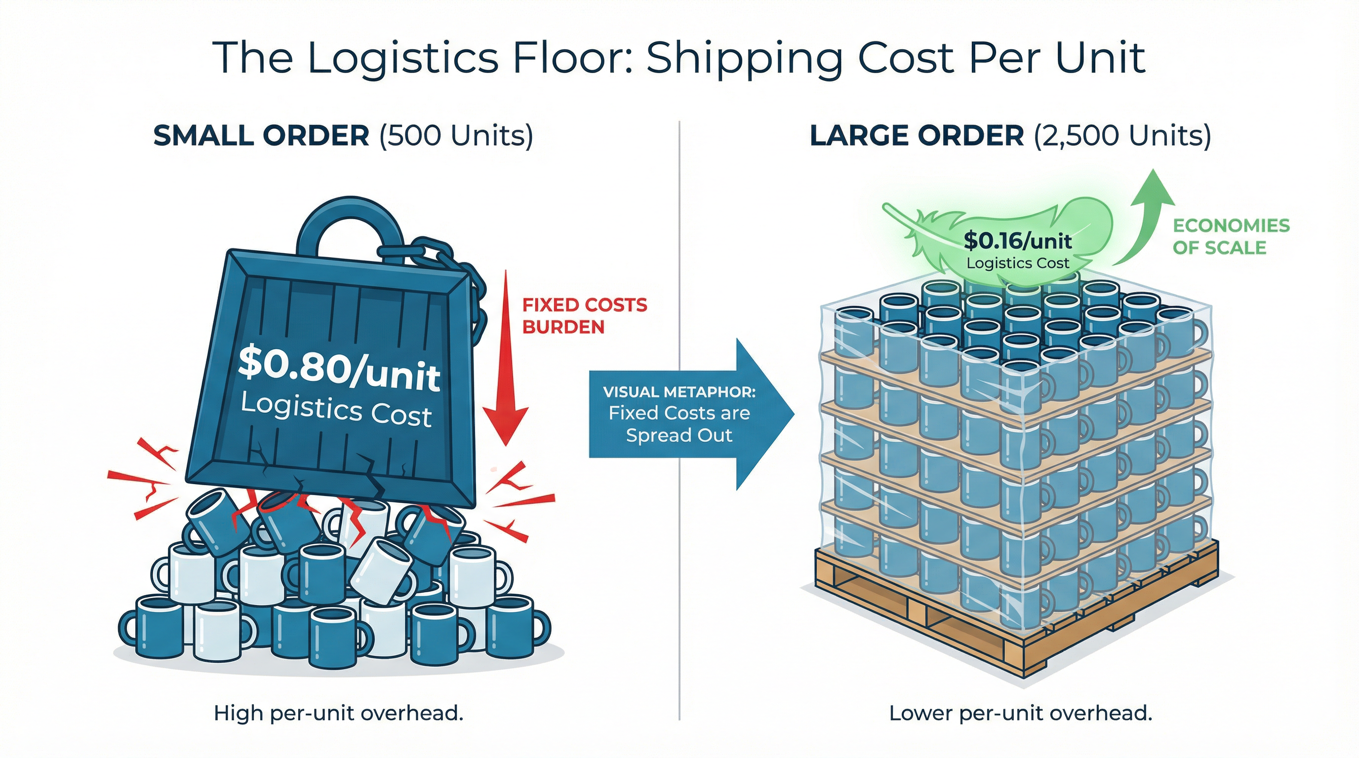 The Logistics Floor: Why Shipping Air is Expensive