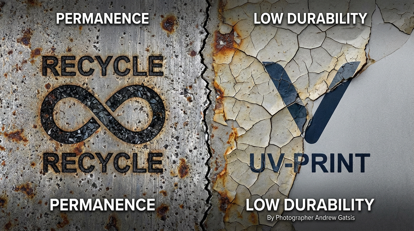 Laser Engraving vs. UV Printing: A Microscopic Analysis of Logo Longevity on Recycled Stainless Steel