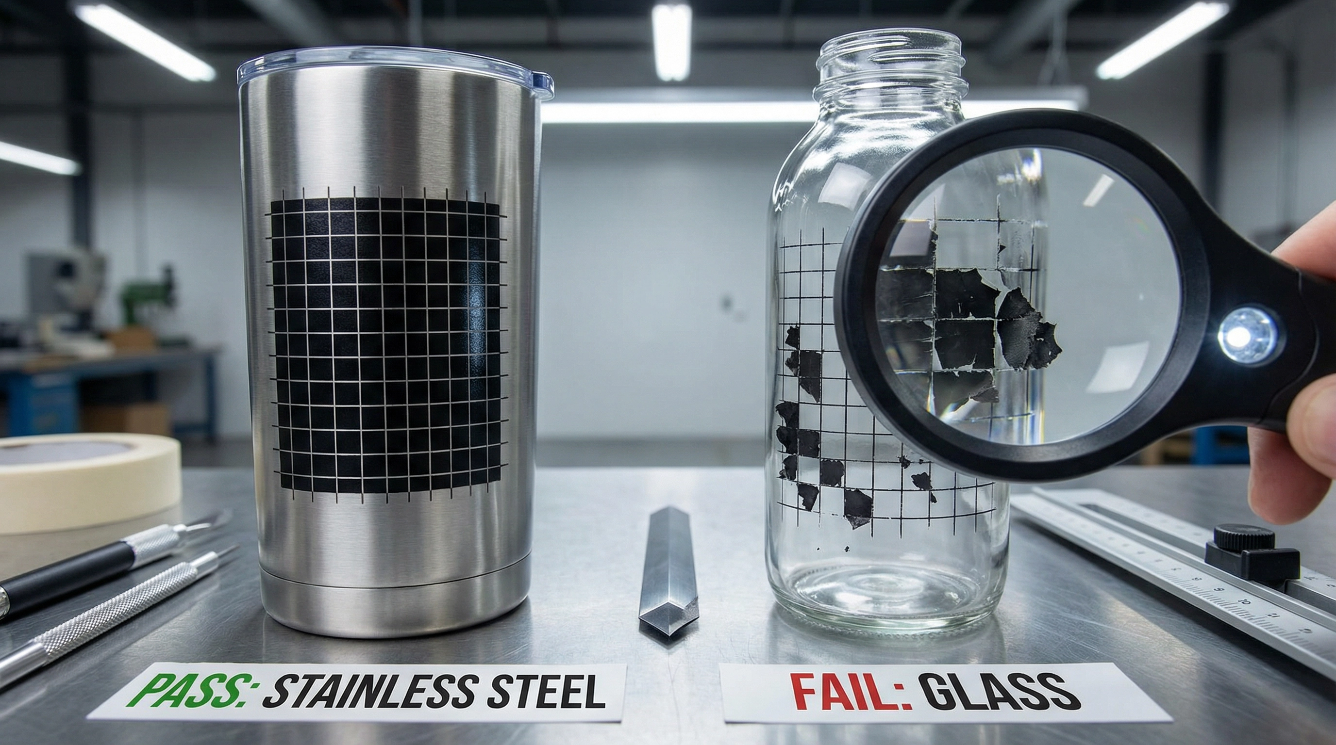 UV Printing Adhesion: Glass vs. Stainless Steel in Corporate Gifting