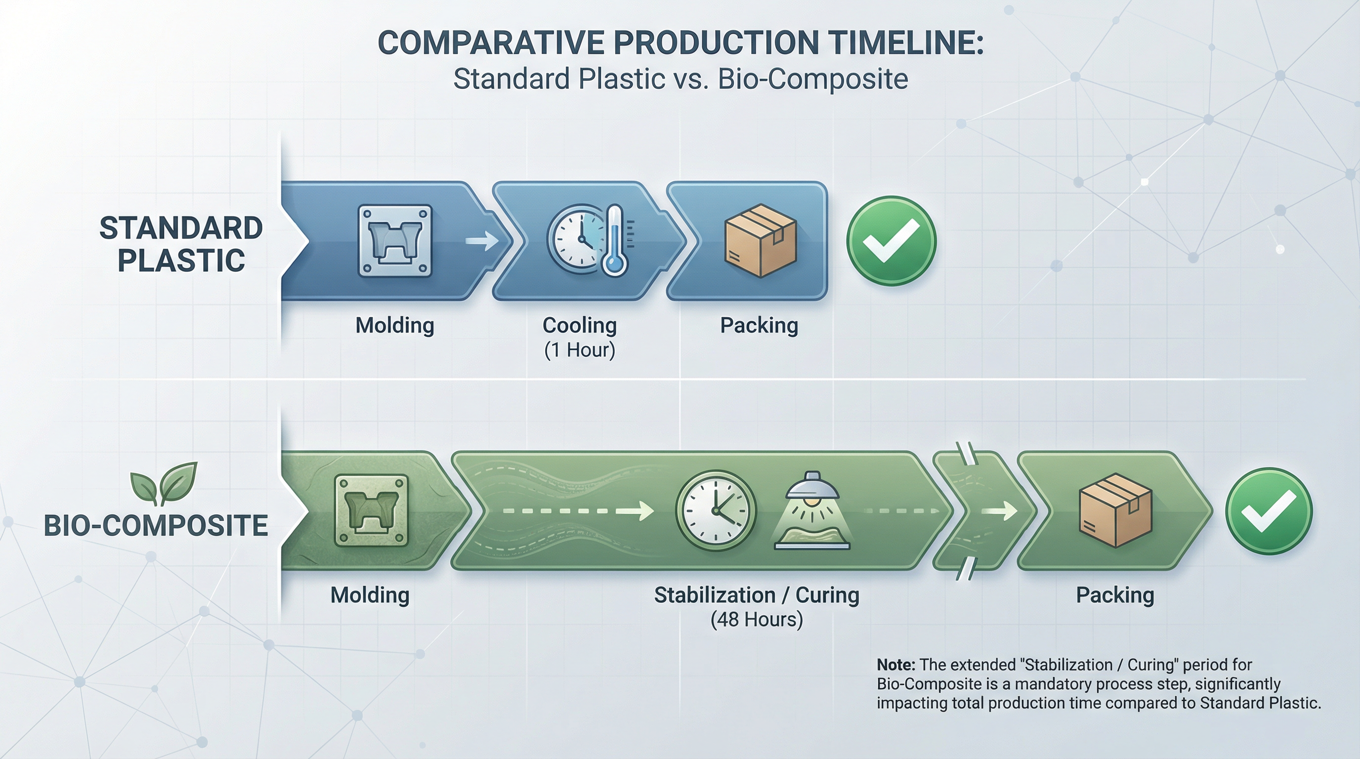 The Hidden 'Cooling Phase': Why Bio-Composites Need 48 Hours Before Packing